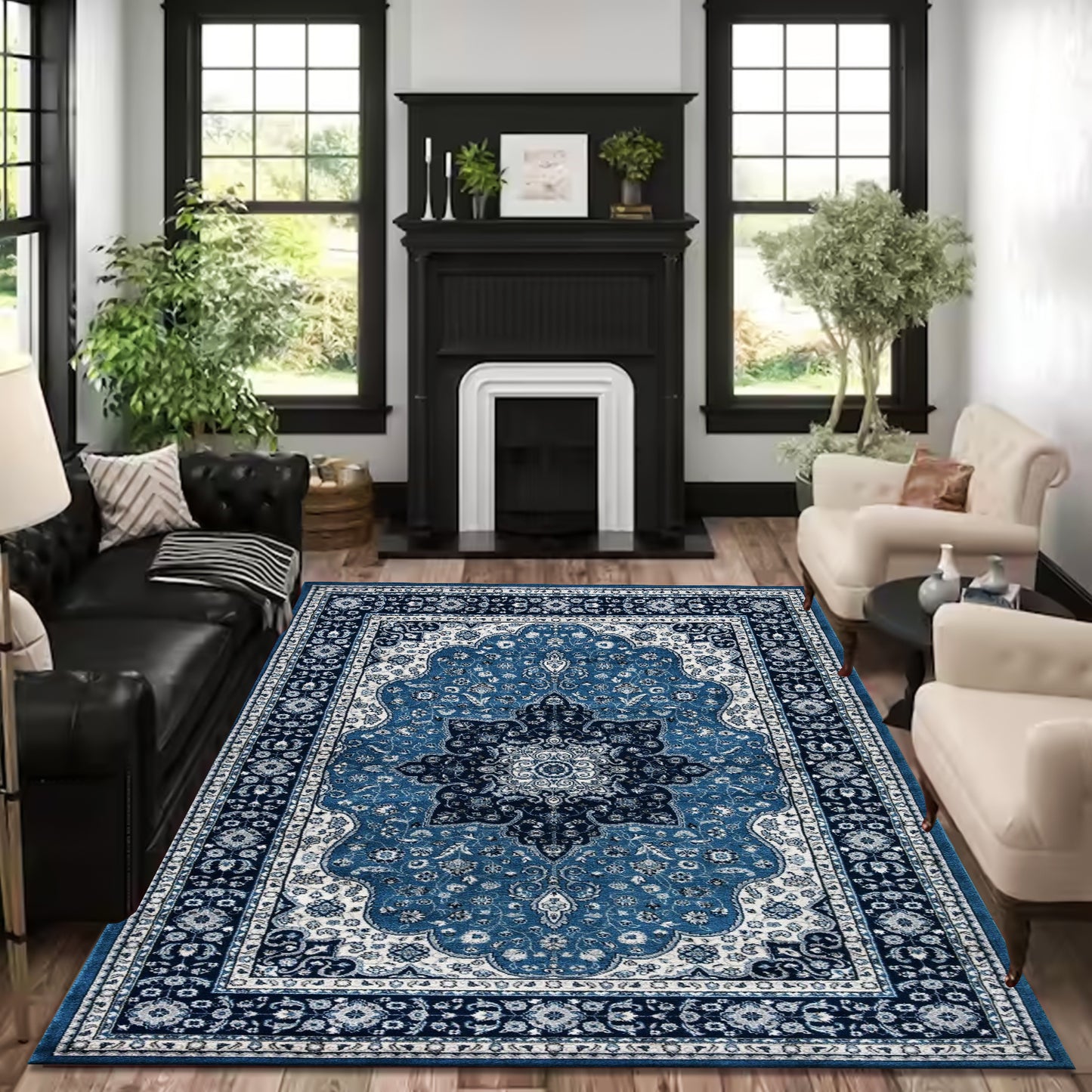 Non Slip Large Traditional Rugs Hallway Runner Rug Bedroom Living Room Carpet